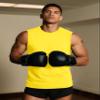 TACVASEN Tanks Top Men Cotton Undershirts Crewneck Breathable Shirt Beach Gym Summer Casual Sleeveless T-Shirts Yellow S view 2