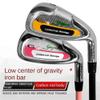 Golf Club Iron #7 Irons Professional Golf Pole Right Handed Carbon Rod Mens Womens Golf Irons (G3-Pink) view 2