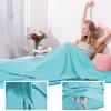 BREENHILL Sleeping Bag Liner,Camping Sheets & Travel Sheet, Hostels & Traveling Adult Sleep Sack for Backpacking, Hotels Lightweight Single & Double Camping Sleeping Bag Liners Glacier Blue view 4