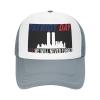 911 Patriot Day Never Forget 911 Breathable Mesh Baseball Cap Adjustable Lightweight Trucker Hat Gray view 2