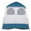 UDeuxff Portable Outdoor Privacy Shelter, Camping Shower Tent, Blue, 90.16 x 90.16 x 48.03 inches, Ideal for Showers, Changing, Toilets, Easy Setup, Lightweight view 1