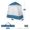 UDeuxff Portable Outdoor Privacy Shelter, Camping Shower Tent, Blue, 90.16 x 90.16 x 48.03 inches, Ideal for Showers, Changing, Toilets, Easy Setup, Lightweight view 2