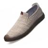 Linen Surface Hollow Out Breathable Casual Shoes Old Beijing Cloth Shoes Comfortable and Versatile Outdoor Travel Loafers Beige view 4