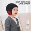 POXIMI Baby Boy Winter Hat Toddler Warm Beanie Girl Knit Hats with Earflap Kid Cute Earmuffs (D-Navy, 0-6Months) view 3