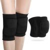Volleyball Knee Pads, Soft Breathable Thick Sponge Youth Volleyball Knee Pads for Men Women Girls Knees Protective, Knee Pads for Volleyball Basketball Football Dance Workout Climbing etc Various Sports S (Black) view 1