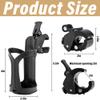 Adnee 6pcs Tree Stand Cup Holder Hunting- Cup Holder for Treestand Hunting -Universal 360 Degrees Rotation Bottle Holder for Hunting Bike Stroller Walker Wheelchair Fishing view 2