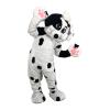 Black And White Dog Cartoon Mascot Costume Adult Cosplay view 1