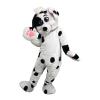 Black And White Dog Cartoon Mascot Costume Adult Cosplay view 2