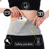 Adorila Slim Running Belt, Hidden Fanny Pack for Men Women, Travel Running Waist Pack for Money and Passport view 4