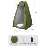 Camping Shower Tent Privacy Tent-pop-up Changing Room Portable Awning Outdoor Camping Hiking Beach Picnic Fishing Carrying Bag-Pontoon Boat Changing Room Pop Up Privacy Tent (Green) view 2