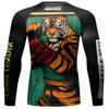 Red Plume Men's Compression Sports Shirt Cool Lightning Running Long Sleeve Tee view 2