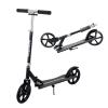 GLDDFDG Commuter Kick Scooter for Adults,Teens | Foldable,Lightweight | Height-Adjustable | 220LB Max Load,Anti-Slip Rubber Grips,Foldable Kick Scooter for Indoor & Outdoor,Great Gift & Toy,Black