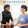 ABAMERICA Bouffant Caps with Button and Sweatband, Adjustable Scrub Caps for Women Men, Satin Layer view 4