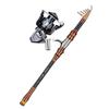 Portable Fishing Rod Fishing Rods and Reel Combos Porable Light Weight High Carbon Fiber Fishing Pole Baitcasting Rods for Saltwater & Freshwater Easy to Carry view 1