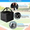 Angooni Professional Tennis Cart with Silent PU Wheels - Sturdy and Lightweight Tennis Ball Cart with 150-Ball Capacity - Portable Tennis Balls Basket & Reliable Ball Carrier view 4