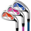 WACTO Kids Golf Iron #7, Durable Zinc Alloy Head, Lightweight Steel/Carbon Shaft, Perfect for Boys & Girls (9-12Y, Blue with Carbon Shaft) view 1