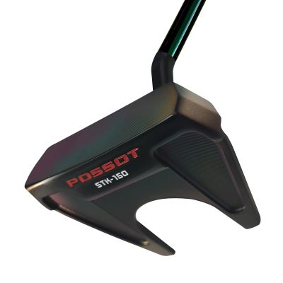 POSSOT Golf Putter for Man Right Hand, 304 Powder Metallurgy Stainless Steel, 34 Inch Black Colorful