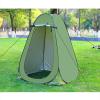 1-2 Person Pop-up Privacy Tent for Portable Toilet, Outdoor Portable Changing Room, Bathroom Tent, Cartoon Boat Changing Room, Outdoor Shower Room.Outdoor Waterproof Portable Locker Room (Green) view 1
