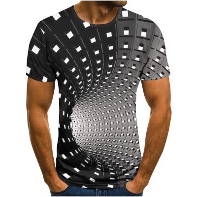 T Shirts for Men 2023 Light Weight Crew Neck Short Sleeve Summer Shirt Casual Loose Short Sleeve 3D Print Shirts Work Tops Black 5X