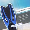 YIORYO Professional Adult Flexible Comfort TPR Non-Slip Swimming Diving Fins Rubber Snorkeling Swim Flippers Water Sports Beach Shoes (Size : Small) view 4
