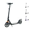 GLDDFDG Folding Kick Scooter for Kids,Teens,Adult Max Load 220 LBS,8IN Big Wheels,Anti-Slip Rubber Grips,Dual Shock-Absorbing,Extra-Wide Deck,Dual-Brake System,Lightweight Durable All-Aluminum Frame S