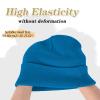 ZOORON 1&2 Packs Beanie for Men Women Men's Beanie Hat Acrylic Knit Cuff Beanie Cap Slouchy Knit Skull Cap Warm Winter hat Bright Blue view 3
