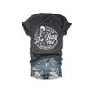 Have The Day You Deserve Crop Top Have The Day You Deserve Tank Have The Day You Deserve Tank Womens Casual Tshirts Funny Crewneck Skeleton Graphic Tee Charcoal view 2