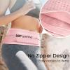 Adorila Slim Running Belt, Hidden Running Belt Fanny Pack for Men Women, Travel Running Waist Belt for Money and Passport (Pink, Medium) view 3