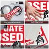 Backyard Bar Decor Keep Gate Closed Noter What The Dog Say Rug Shoe Mat Large Welcome Mats for Front Door (Size : 50X80CM) view 4