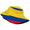Cute Colombia Flag Bucket Hats Summer Travel Beach Sun Hat Outdoor Colombian Cap Unisex Women Men view 2