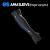 PULSAR eS Gaming Arm Sleeve for Esports Gaming Compression Sleeve, Finger Long Medium Black view 2
