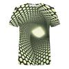 T Shirts for Men Graphic 3D Print Short Sleeve Summer Shirt Casual Stylish Crewneck Work Pullover Shirt Going Out Polo Shirt for Men Green M view 4