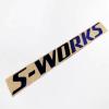 Lightning/Sagan/S-Works/S Decals Stickers for Bike Frame Cycle Aluminum Alloy Head Label Cycling MTB Road Bicycle (Blue s-Works) view 1