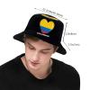Cute Colombia Flag Bucket Hats Summer Travel Beach Sun Hat Outdoor Colombian Cap Unisex Women Men view 3