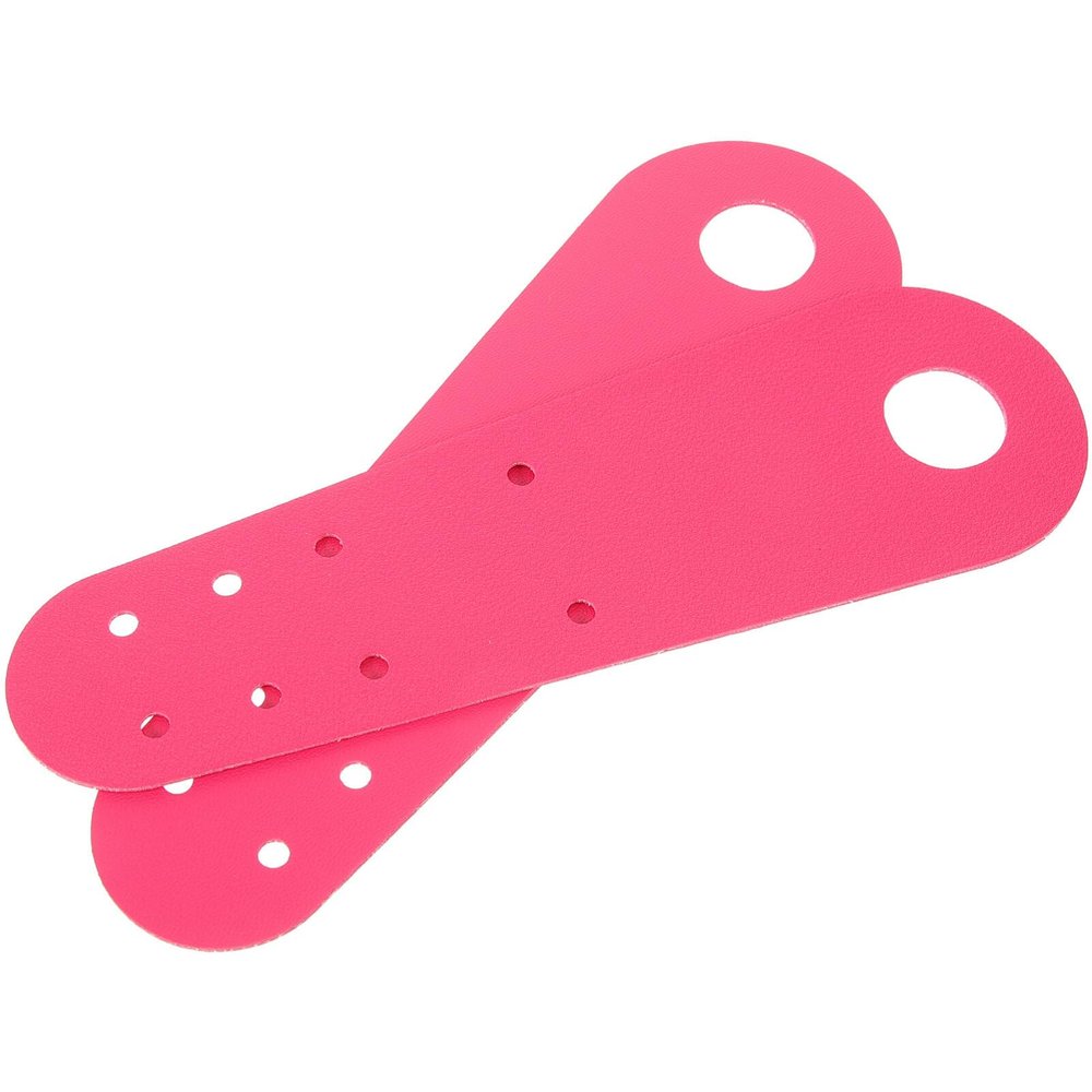 BESPORTBLE Pink Leather Roller Skates Toe Guards, 1 Pair Protective Covers