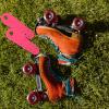 BESPORTBLE Pink Leather Roller Skates Toe Guards, 1 Pair Protective Covers view 2
