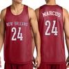 Personalized Basketball Jersey w/Add Your Team Name and Number Adult Sports Tee Design 19 view 1