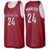 Personalized Basketball Jersey w/Add Your Team Name and Number Adult Sports Tee Design 19 view 3