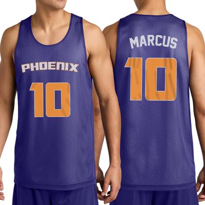 Personalized Basketball Jersey w/Add Your Team Name and Number Adult Sports Tee Design 24