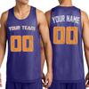Personalized Basketball Jersey w/Add Your Team Name and Number Adult Sports Tee Design 24 view 2