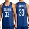 Personalized Basketball Jersey w/Add Your Team Name and Number Adult Sports Tee Design 13 view 1