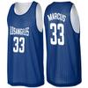 Personalized Basketball Jersey w/Add Your Team Name and Number Adult Sports Tee Design 13 view 3