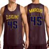 Personalized Basketball Jersey w/Add Your Team Name and Number Adult Sports Tee Design 06 view 1