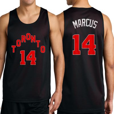 Personalized Basketball Jersey w/Add Your Team Name and Number Adult Sports Tee Design 28
