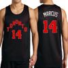 Personalized Basketball Jersey w/Add Your Team Name and Number Adult Sports Tee Design 28 view 1
