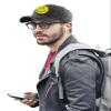 ALLNTRENDS Smile Face Hat Pigment Washed Cotton Baseball Cap (Olive) view 2