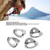 WOOXGEHM 4 PCS Climbing Hanger, Ceiling Mount Bracket, Stainless Steel Wear Resistant High Load Carrying, Body Weight Strength Training Systems, Aerial Yoga Swing & Hammock view 3