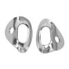 WOOXGEHM 4 PCS Climbing Hanger, Ceiling Mount Bracket, Stainless Steel Wear Resistant High Load Carrying, Body Weight Strength Training Systems, Aerial Yoga Swing & Hammock view 4