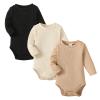 OPAWO Long Sleeve Onsies for Baby Girls' Bodysuits Newborn 3 Pack Newborn Ribbed Fall Baby Girl Romper Undershirt 18-24 Month view 1
