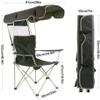 RMENST Folding Camping Chairs for Adults, with Awning Chair Sturdy Steel Frame Portable Outdoor Sport Chairs Camping,Fishing Chair view 3